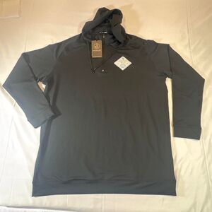 Swannies Men's Black and Grey Hoodie